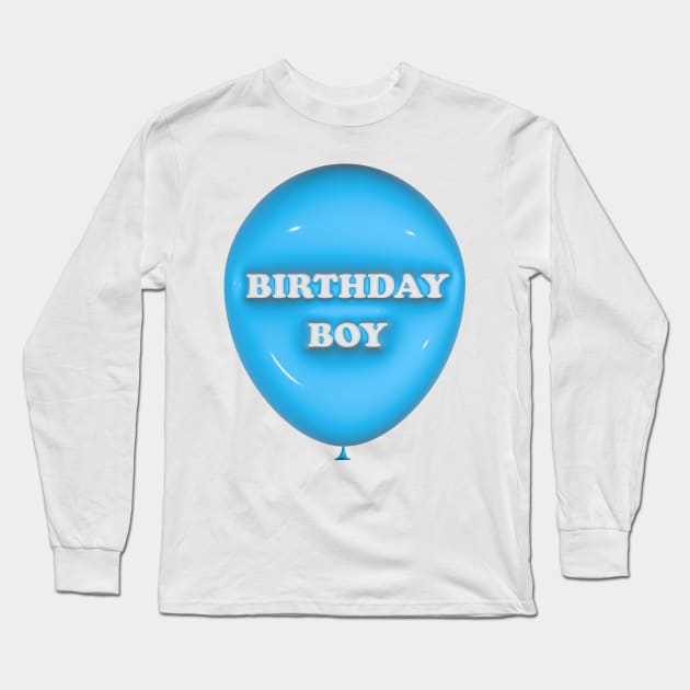 Birthday Boy Long Sleeve T-Shirt by VoluteVisuals